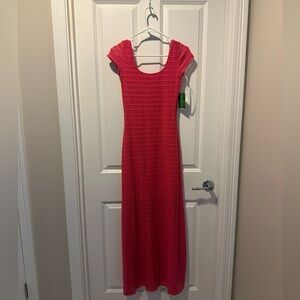 Lilly Pulitzer Ramsay Maxi Dress in Lipstick Pin Pier Stripe size XS
